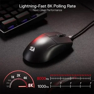 Redragon King 8K M996 Wired Gaming Mouse 8000Hz Report Rate 42 Gram Lightweight