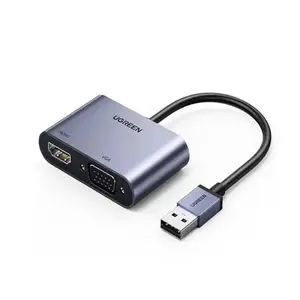 UGREEN USB 3.0 to HDMI VGA Dual Screen Display Converter Adapter for Laptop PC