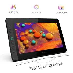 BOSTO BT-13HDK-T 13.3" Full HD Pen Display Drawing Tablet with 8192 Pressure Stylus