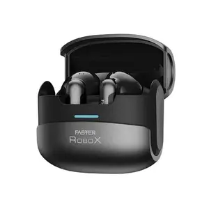 Faster RoboX Wireless Earbuds – ANC+ENC with Quad Mic, Type-C Fast Charge, IP5X Water Resistant, Bluetooth v5.3
