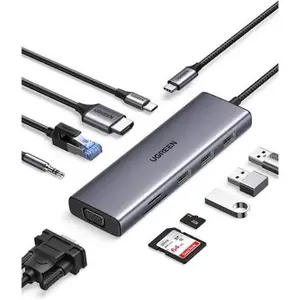 UGREEN USB-C Multifunction Adapter 10-in-1 Docking Hub for Laptop MacBook