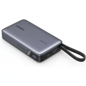UGREEN PB720 20000mAh 100W Fast Charging Power Bank Black – PD 3.0 USB-C Laptop Power Bank with Digital Display & 3-Port Output