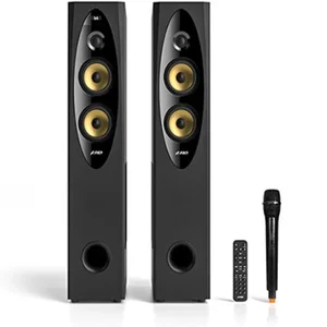 F&D T35XMIC 2.0 Tower Speaker with Wireless Mic, Optical & All Functions (BAAR Design)