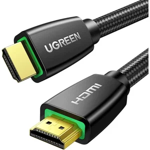 UGREEN HDMI 2.0 Male to Male Braided Cable 1M 4K 60Hz Ultra High Speed HDMI Cable Black