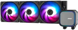 MSI MAG CORELIQUID A13 360 Black ARGB AIO Liquid CPU Cooler – 360mm Radiator, Triple 120mm Fans, Intel & AMD Support