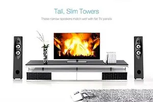 F&D T60X OPT (BAAR) 2.0 Tower TV Speakers with Optical Input & All Functions