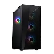 XPG LANDER 500 MTA Black Mid Tower Gaming PC Case, ARGB Tempered Glass ATX Chassis