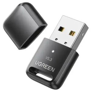 UGREEN USB Bluetooth Adapter Black – Bluetooth 5.3 USB Dongle for PC, Laptop, Keyboard, Mouse & Wireless Audio