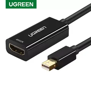UGREEN 4K Mini DisplayPort to HDMI Adapter Mini DP Thunderbolt to HDMI Converter Ultra HD Black