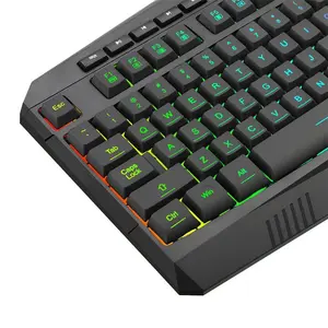T-Dagger Submarine Wireless TGK206 Gaming Keyboard 104 Membrane Key RGB Multimedia Backlit Keyboard