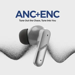 Faster Valor Wireless Earbuds – Quad Mic ANC+ENC, 10mm Bass Driver, Premium Design, Up to 36 Hrs Playtime