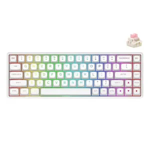 HZ-68 RGB Mechanical Keyboard 68 Keys White