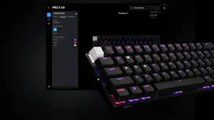 Logitech G PRO X 60 LIGHTSPEED Wireless 60% Gaming Keyboard Black - Optical Tactile Switches, RGB (920-011911)
