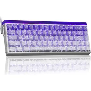 AULA Hero68 Gradient Purple Wired Mechanical Gaming Keyboard - Dragon King Magnetic Switch