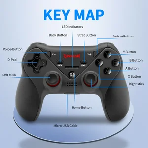 Redragon CERES G812 Bluetooth Wireless Gamepad for Android, iOS, PC & Mobile Gaming Controller