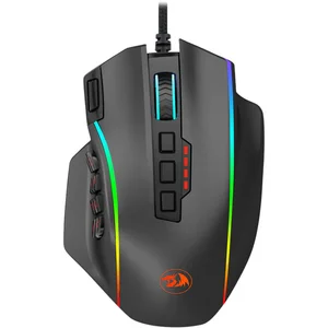 Redragon Perdition 2 M901-K-2 Wired RGB MMO Gaming Mouse – 12400 DPI Gaming Mouse, 19 Programmable Buttons, 12 Side Macro Keys, Adjustable Weight System