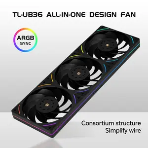 Thermalright TL-UB36R 3-in-1 Reverse Blade ARGB 360mm Case Fan Black