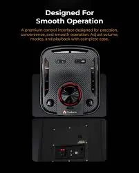 Audionic Blaster 2.1 Bluetooth Speaker System – 160W RMS Powerful Woofer with Tower Speakers, Bluetooth, USB, FM Radio & Dual Mic Inputs