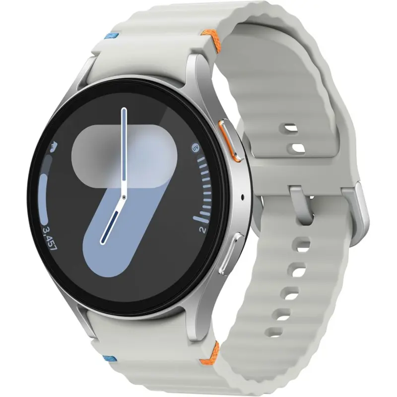 Samsung Galaxy Watch7 44mm Silver Bluetooth AI Smartwatch | Super AMOLED Display, Galaxy AI, GPS, Health & Fitness Tracker