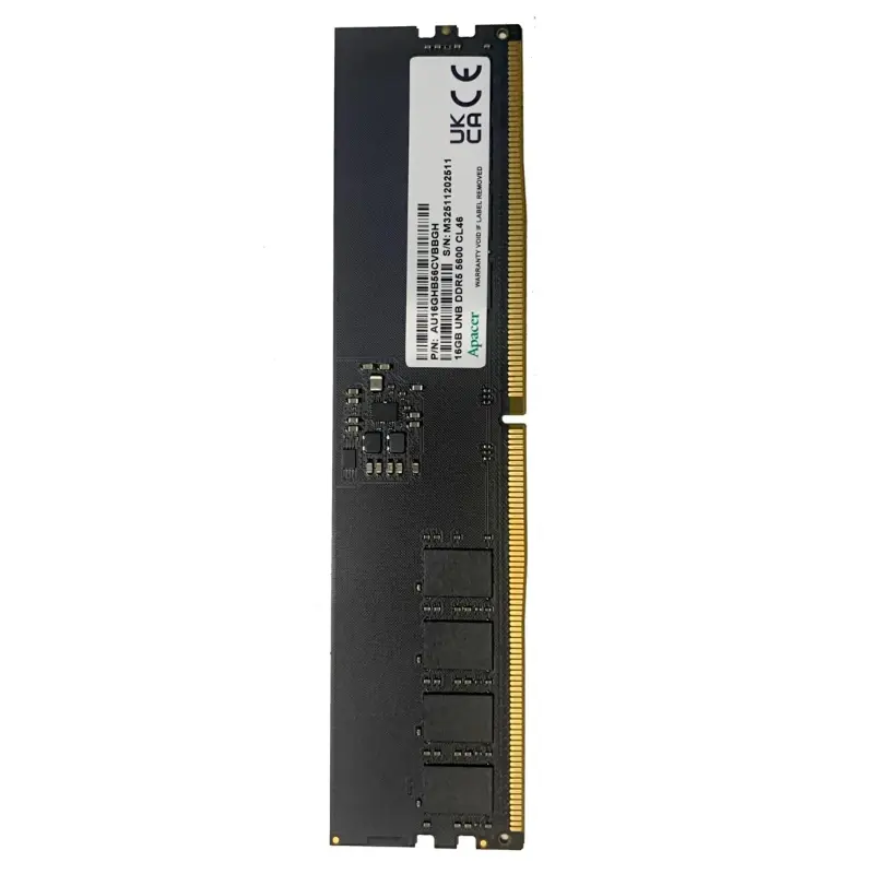 Apacer 32GB DDR4 Desktop Memory Module, 3200MHz, CL22, 1.2V in