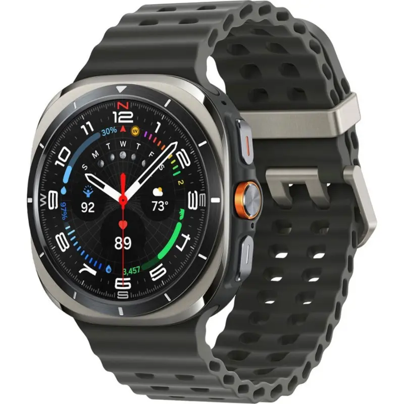 Samsung Galaxy Watch Ultra 47mm LTE Titanium White AI Smartwatch | GPS, Galaxy AI, Health & Fitness Tracker, Rugged Outdoor Smartwatch