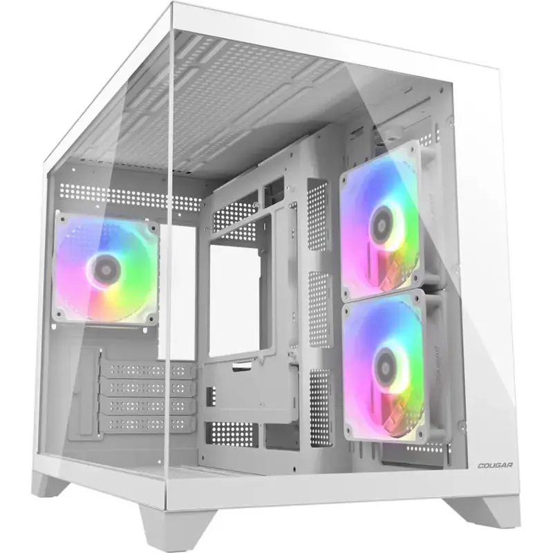 Cougar FV150 Mini RGB Micro-ATX Mini Tower Gaming Case White