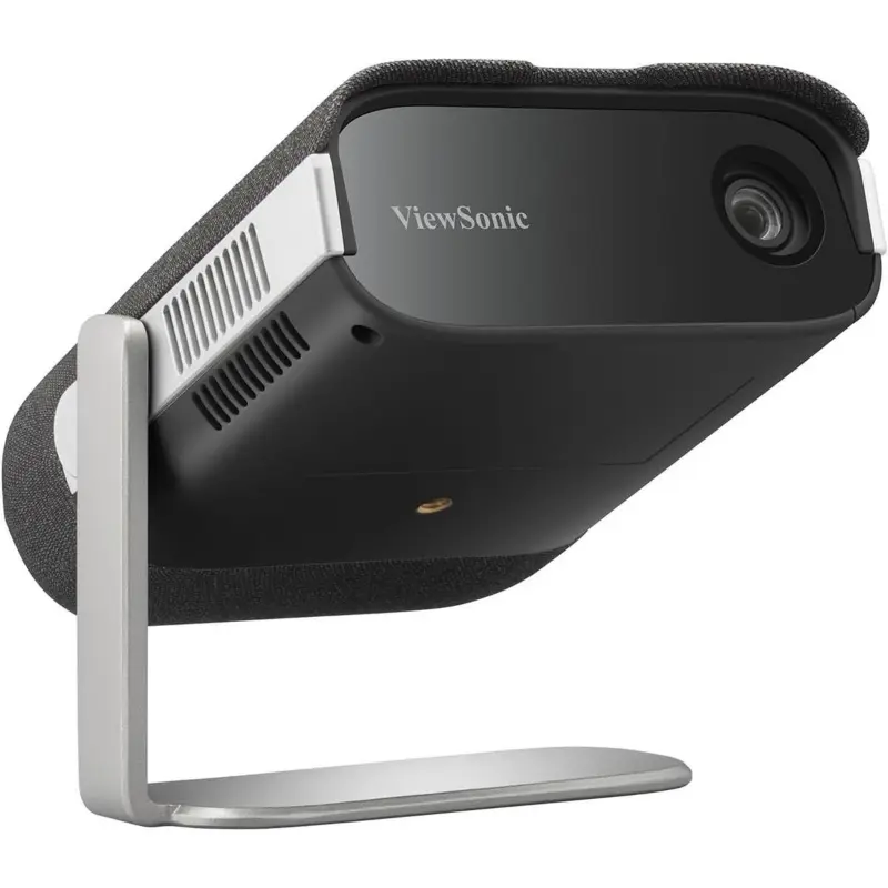 ViewSonic M1X Portable LED Projector with Smart Stand, Harman Kardon Speakers, Built-In Battery, Wi-Fi, Bluetooth, USB-C