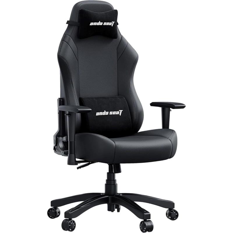 AndaSeat Luna Large Ergonomic Gaming Chair Black PVC Leather
