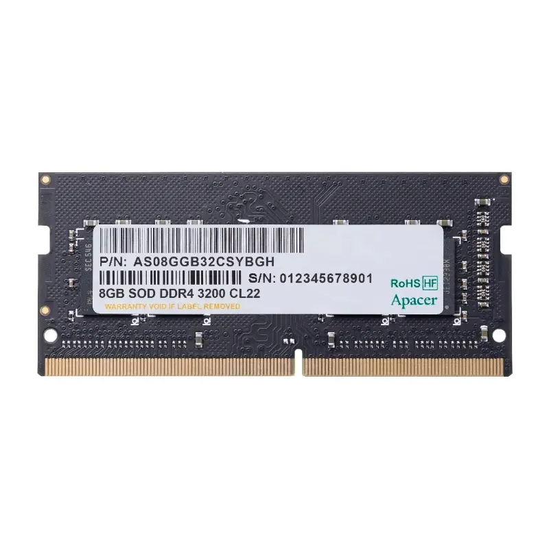 Apacer 8GB DDR4 3200MHz SODIMM Laptop RAM Memory Module CL22 1.2V