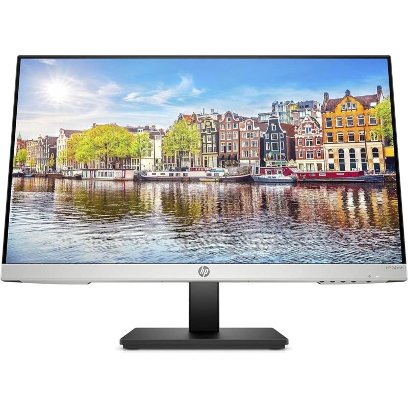 HP 24mh FHD Computer Monitor - 23.8" IPS Display with Built-In Speakers