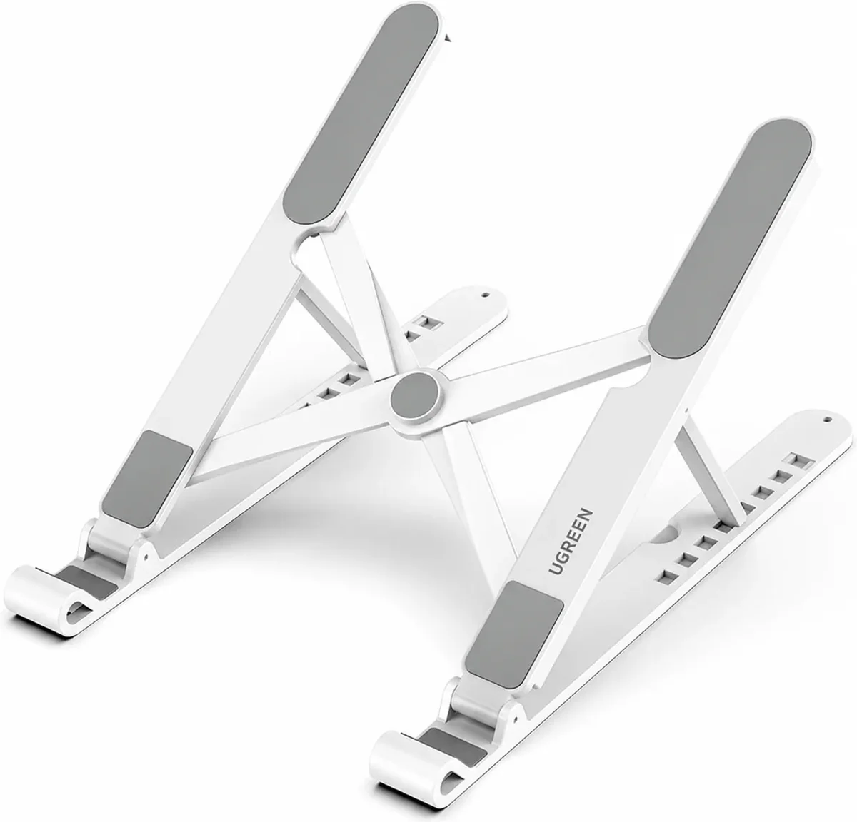 UGREEN X-Shaped Folding Laptop Stand – Portable Ergonomic Notebook Holder for Desk & Office