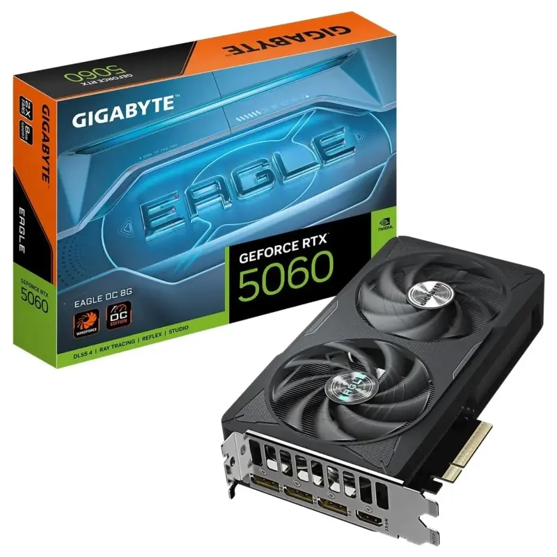 GIGABYTE GeForce RTX 5060 Eagle OC 8GB GDDR7 Graphics Card