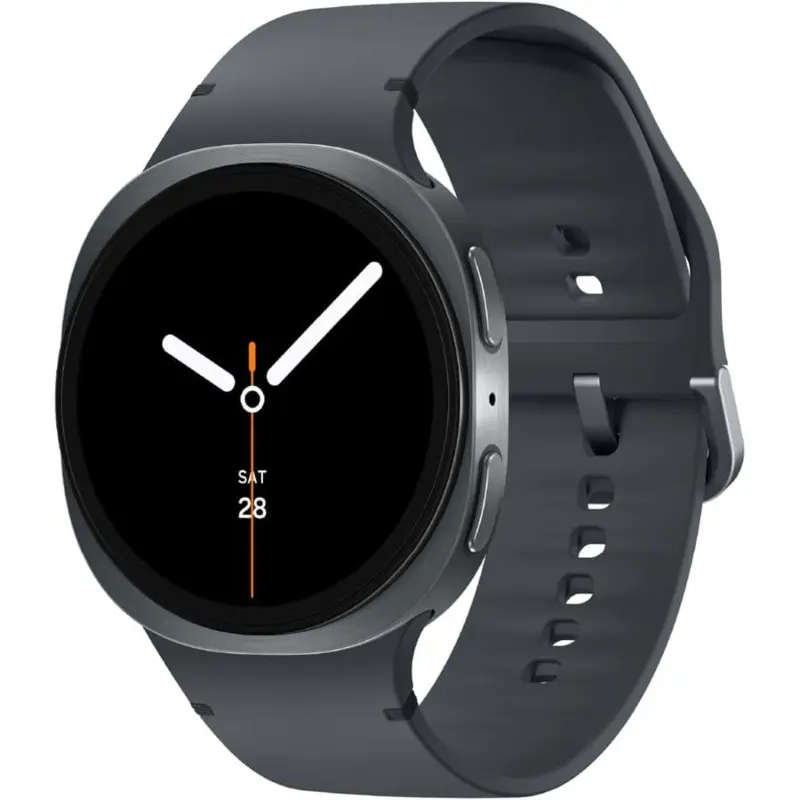 Samsung Galaxy Watch8 44mm Graphite Bluetooth AI Smartwatch | Cushion Design, Super AMOLED, GPS, Health & Fitness Tracker (2025)
