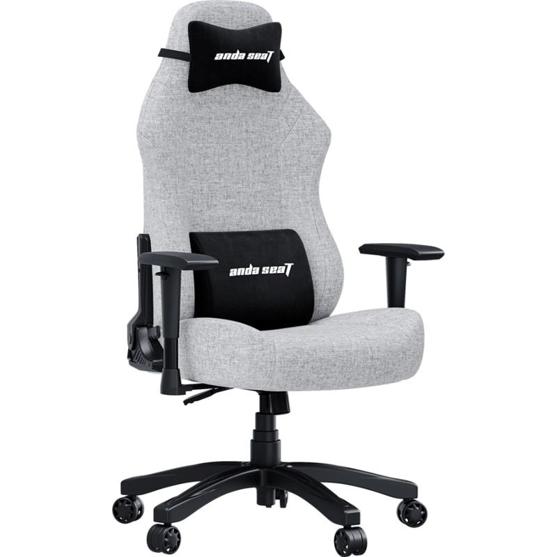 AndaSeat Luna Large Ergonomic Gaming Chair Grey Fabric