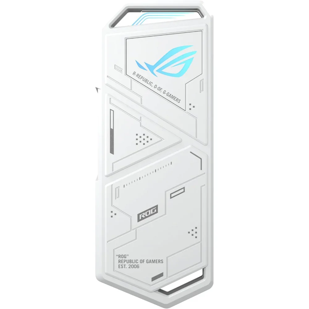 ASUS ROG Strix Arion ESD-S1C White M.2 NVMe SSD External Enclosure USB 3.2 Gen 2 Type-C RGB Portable SSD Case