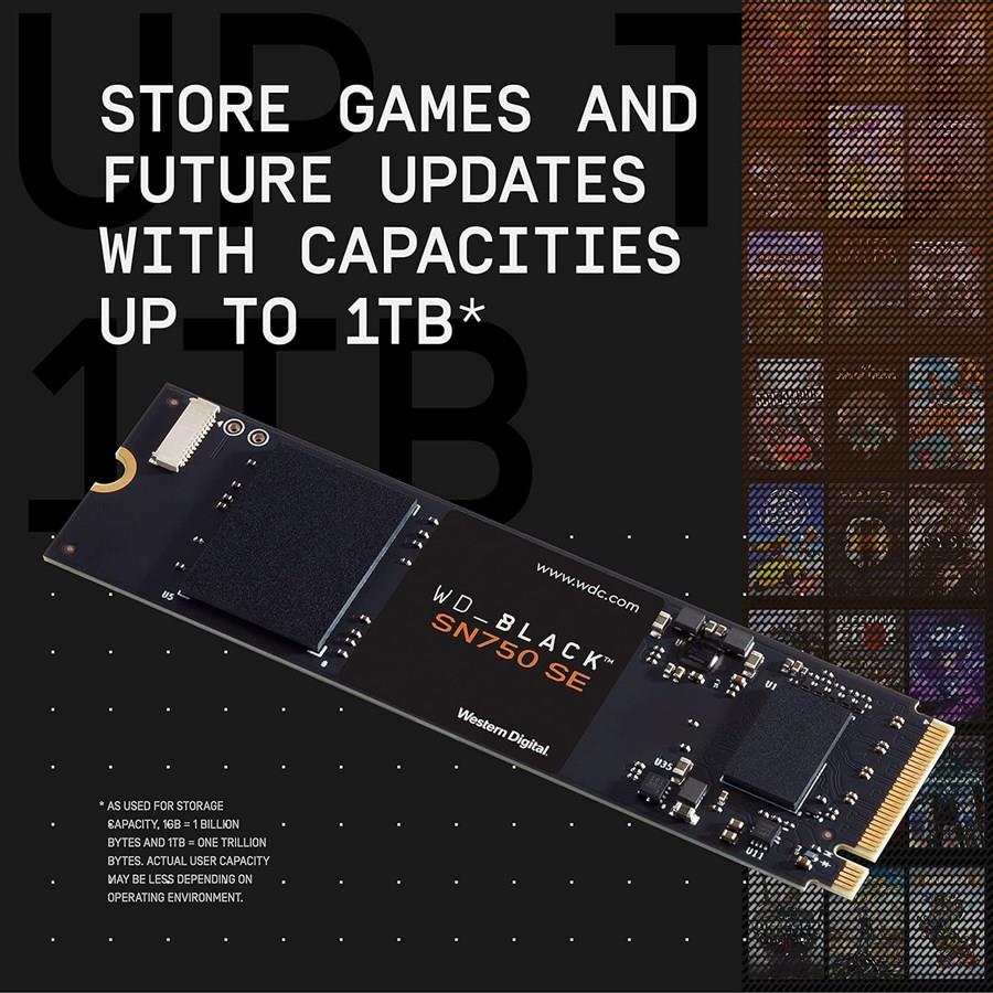 Black Sn750 Nvme Wd Black Pcie Gen3x4 Nvme Ssd Western Digital WD