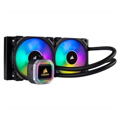 Corsair Hydro Series™ H100i RGB PLATINUM 240mm Liquid CPU Cooler - CW-9060039-WW