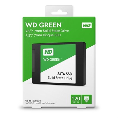 Western Digital (WD) Green 120GB PC Solid State Drive (SSD) - WDS120G2G0A