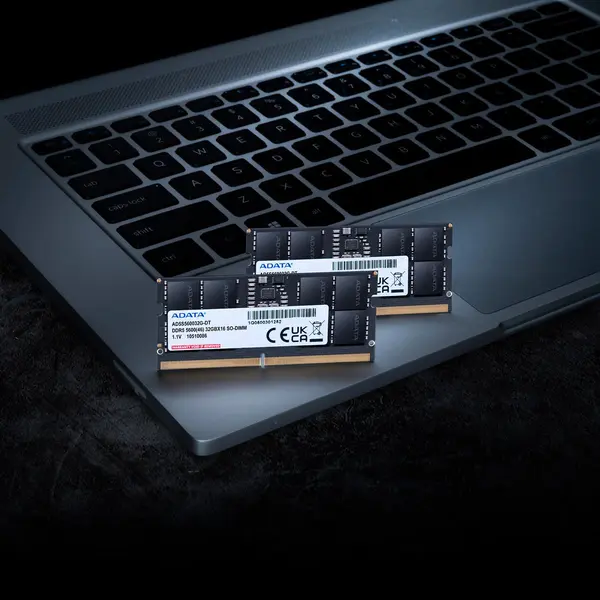 Adata 8GB 5600MHz C46 DDR5 SO-DIMM Laptop Memory