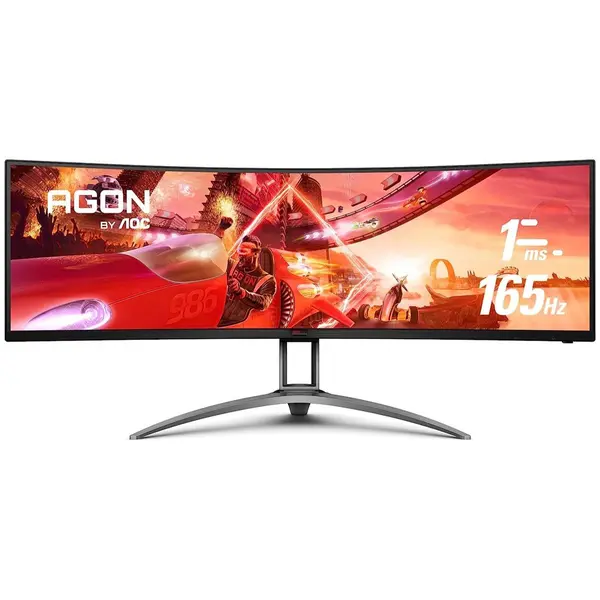 AOC Agon AG493UCX2 - 165Hz 2K 1440p DQHD VA 49" UltraWide Curved Gaming Monitor