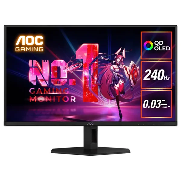 AOC Q27G40ZDF - 240Hz 2K WQHD QD-OLED 0.03ms 27" Gaming Monitor