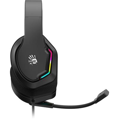 Bloody G260P Stereo Surround Sound Wired Gaming Headphone - RGB Backlit - 3.5mm Plug - Noise Cancelling Mic - Black