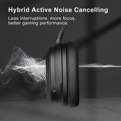 Bloody M320 Bluetooth Wireless Gaming Headset Active Noise Canceling - Black
