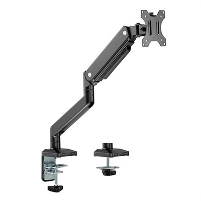 MXG BMA-12 Single Premium Spring-Assisted Monitor Arm Aluminum Black Matte 