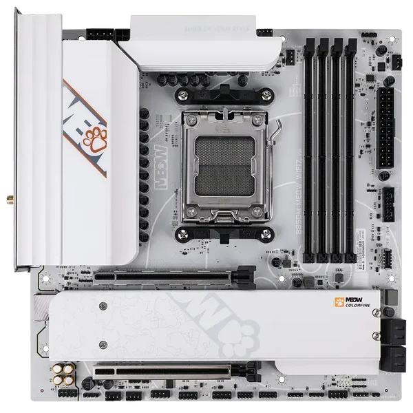 Colorful Colorfire B850M-Meow Wifi7 V14 DDR5 AMD AM5 microATX Motherboard