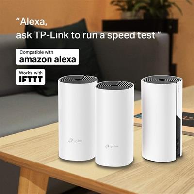 TP-Link Deco M4 Whole Home Mesh Wi-Fi System - Dual-Band AC1200 - 3 Pack - WiFi 5 - Ver 2.0