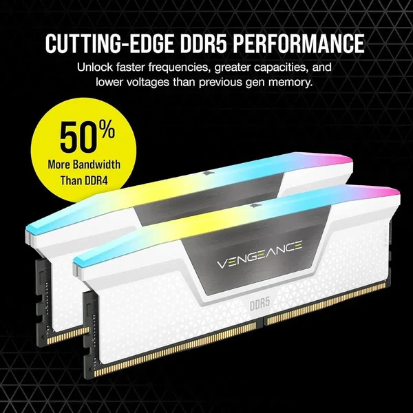 Corsair Vengeance RGB 64GB (2x32GB) 6400MHz CL32 DDR5 RAM