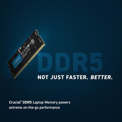 Crucial 16GB DDR5 SODIMM 4800 Memory Laptop CT16G48C40S5
