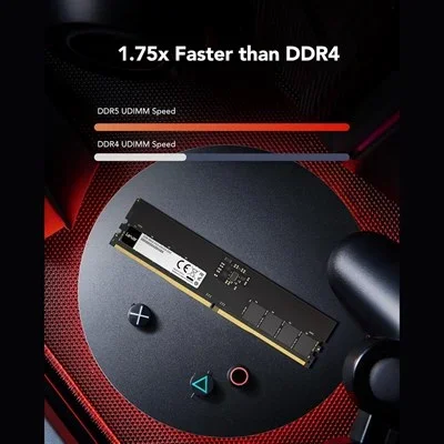 Lexar UDIMM 16GB DDR5 RAM 5600MHz, 288-Pin, CL46-45-45-90, 1.1V, High-Performance Gaming DRAM