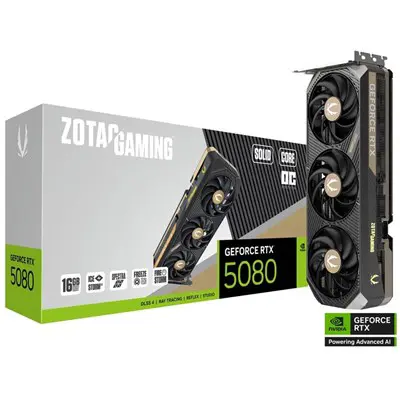 ZOTAC GAMING GeForce RTX 5080 SOLID CORE OC 